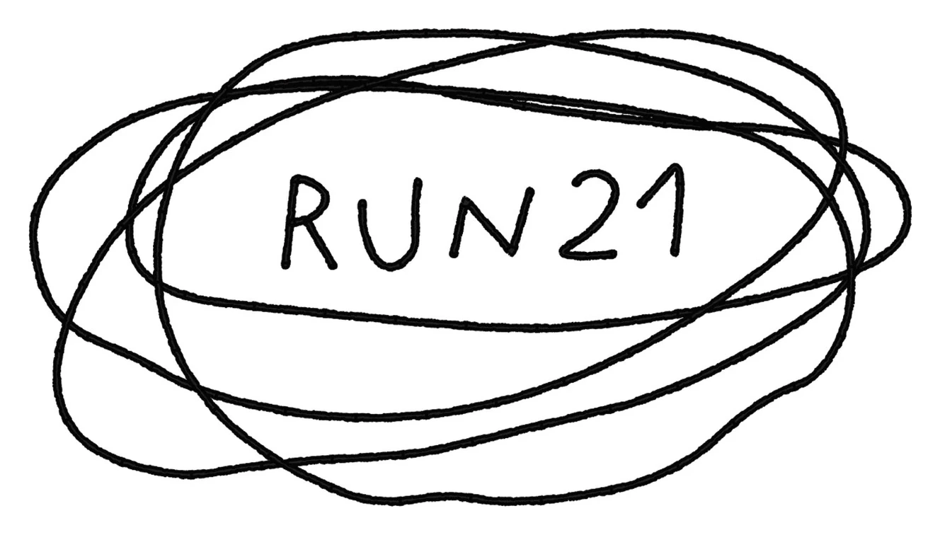 Мерч і мальоване лого для RUN21